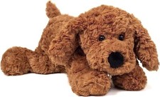 Teddy Hermann Schlenkerhund dunkelbraun braun 28 cm 91974 Kuscheltier Plüschtier