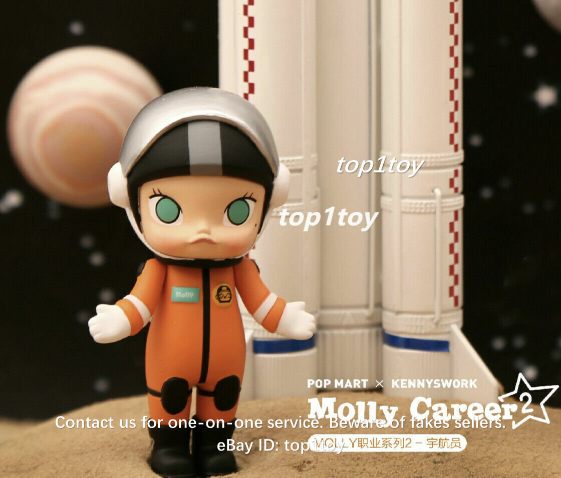 POP MART KENNYSWORK Molly Career Art Astronaut Mini Figure | eBay