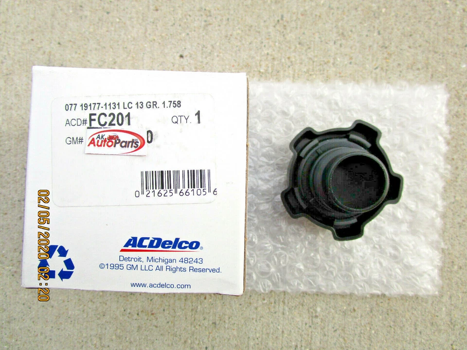 GM GMC CHEVY 15681150 ACDELCO FC-201 FC201 TAPA DE LÍQUIDO DE LLENADO DE ACEITE DE MOTOR OEM NUEVO Foto 3 de 3