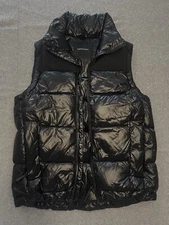 New! Peak Performance Duck Down Puffer Vest Men M Black