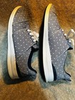 Women's 8.5 Skechers Bob's, Blue & White Polka Dot,  Memory Foam, sn31423 — photo 4