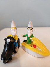 Vintage 1988 Mac Tonight Moon Man McDonald's Toy Set Of 2 T8