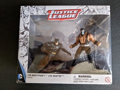 #13 Schleich Justice League Movie Scene Batman vs Bane Figures New In Box Sealed