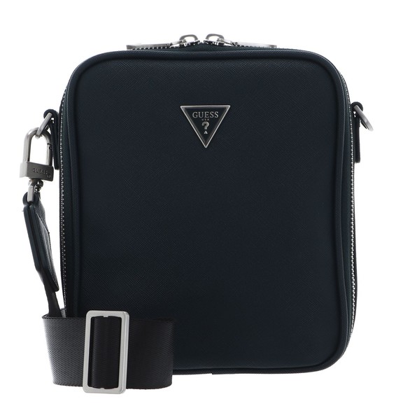 Guess Certosa Smart Top Zip Crossbody Flat UmhäNgetasche Tasche Teal DunkelgrüN-image