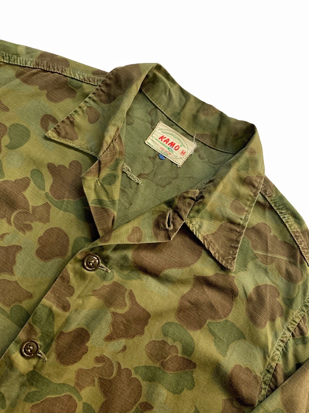 KAMO 60s Vintage Woodland Camo Frog 