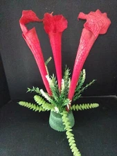 Artificial pitcher plant table decoration carnivorous plants
