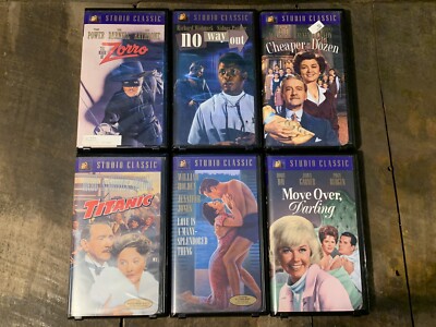 Fox Studio Classic VHS Lot Of 6 | eBay