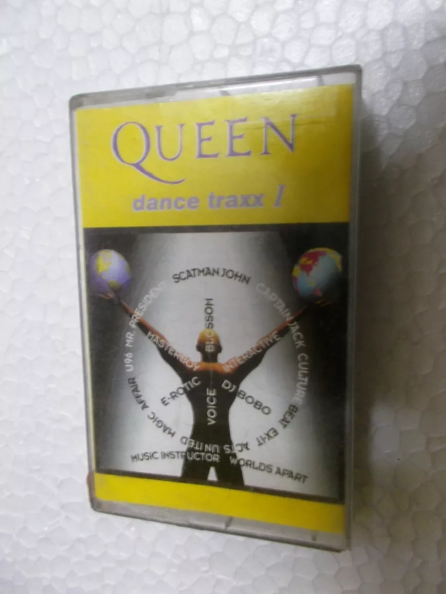 QUEEN DANCE TRAXX 1 RARE orig CASSETTE TAPE INDIA 1999