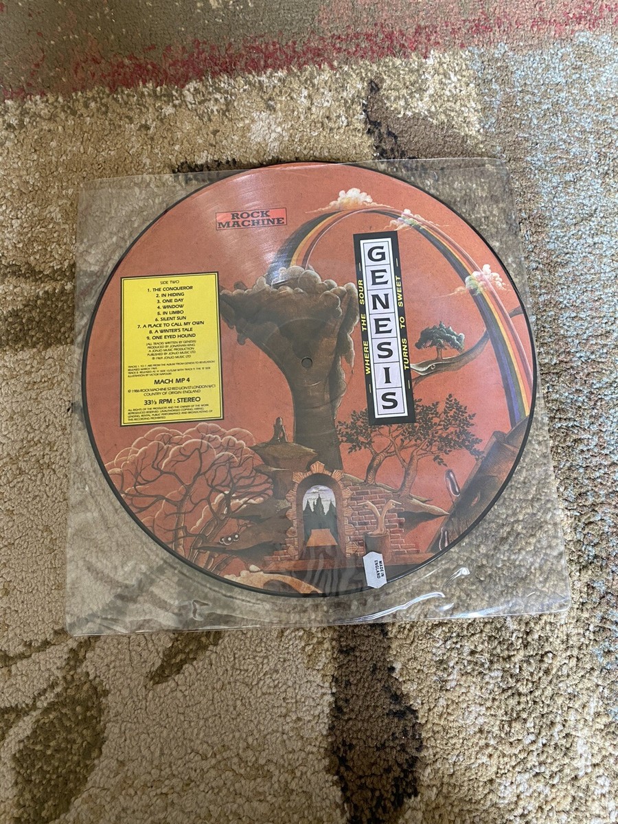 GENESIS where the sour turns to sweet sealed Picture disc LP Peter