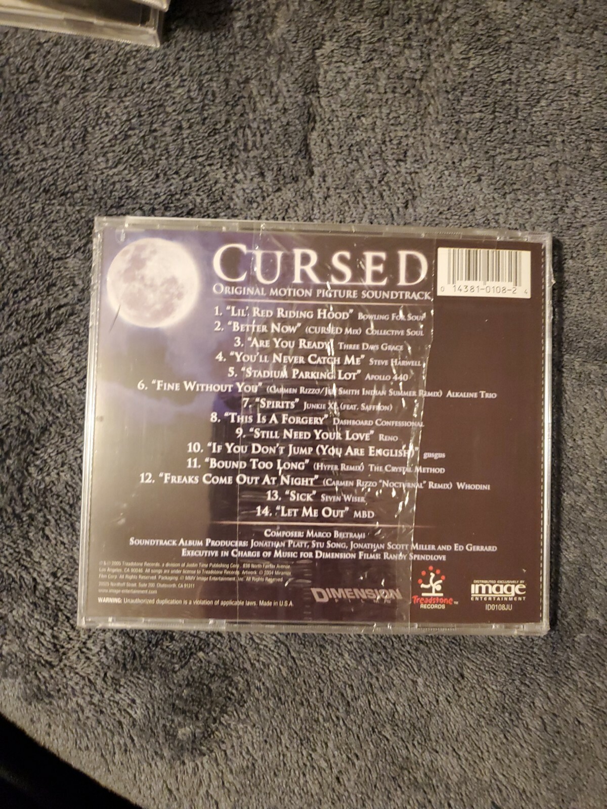Cursed by Original Soundtrack (CD, Feb-2005, Image Entertainment) for ...