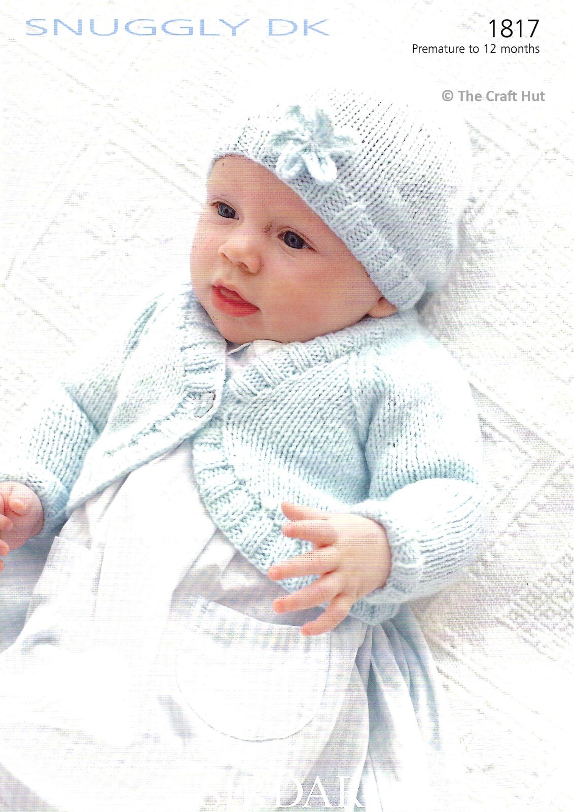 Hand Knitting PATTERN ONLY Sirdar DK Baby Bolero Cardigan & Hat 1817 new