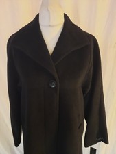 Jones New York Ladies Coat, Black, Us Size 8, Rrp $460
