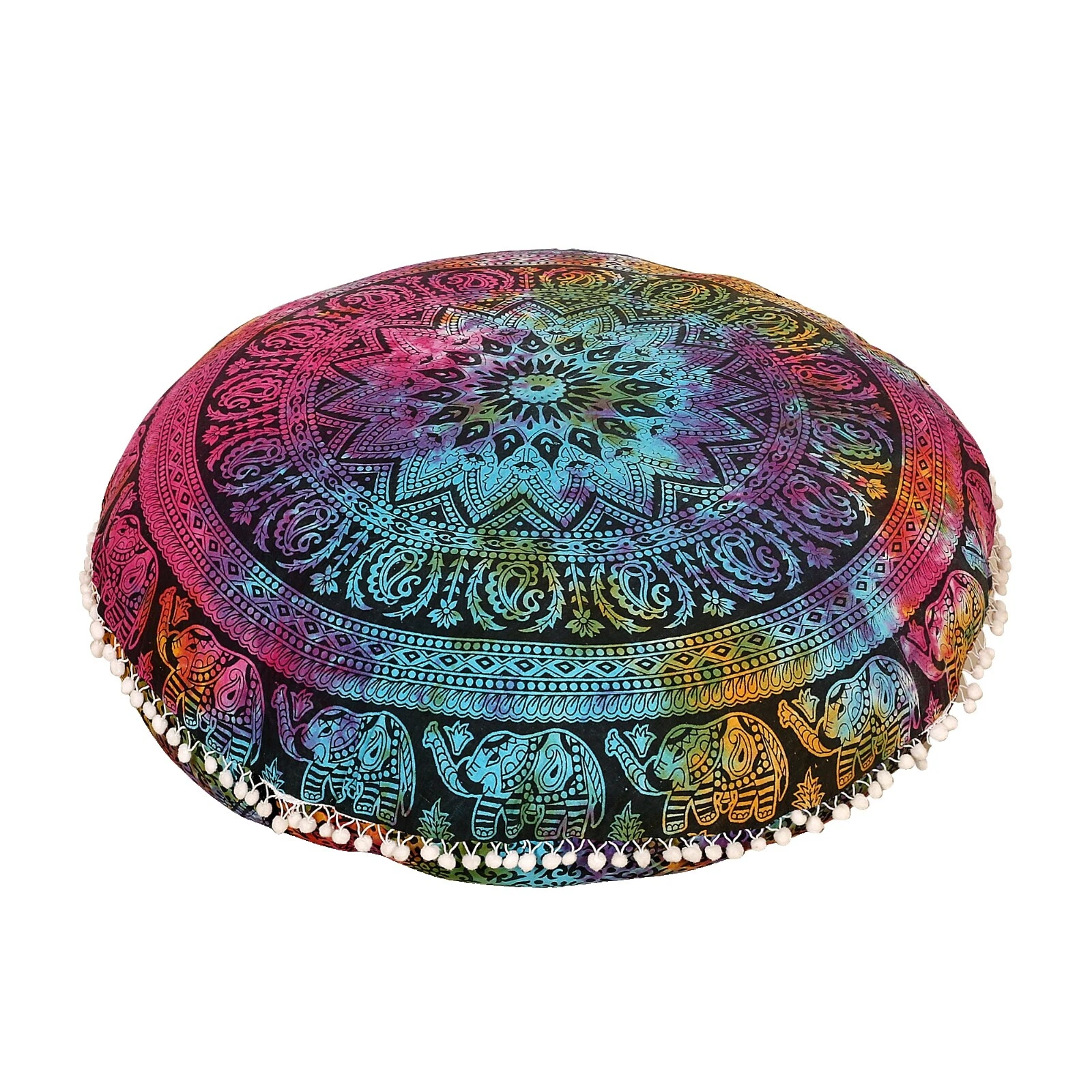 Multicolor Round Home Décor Pillows