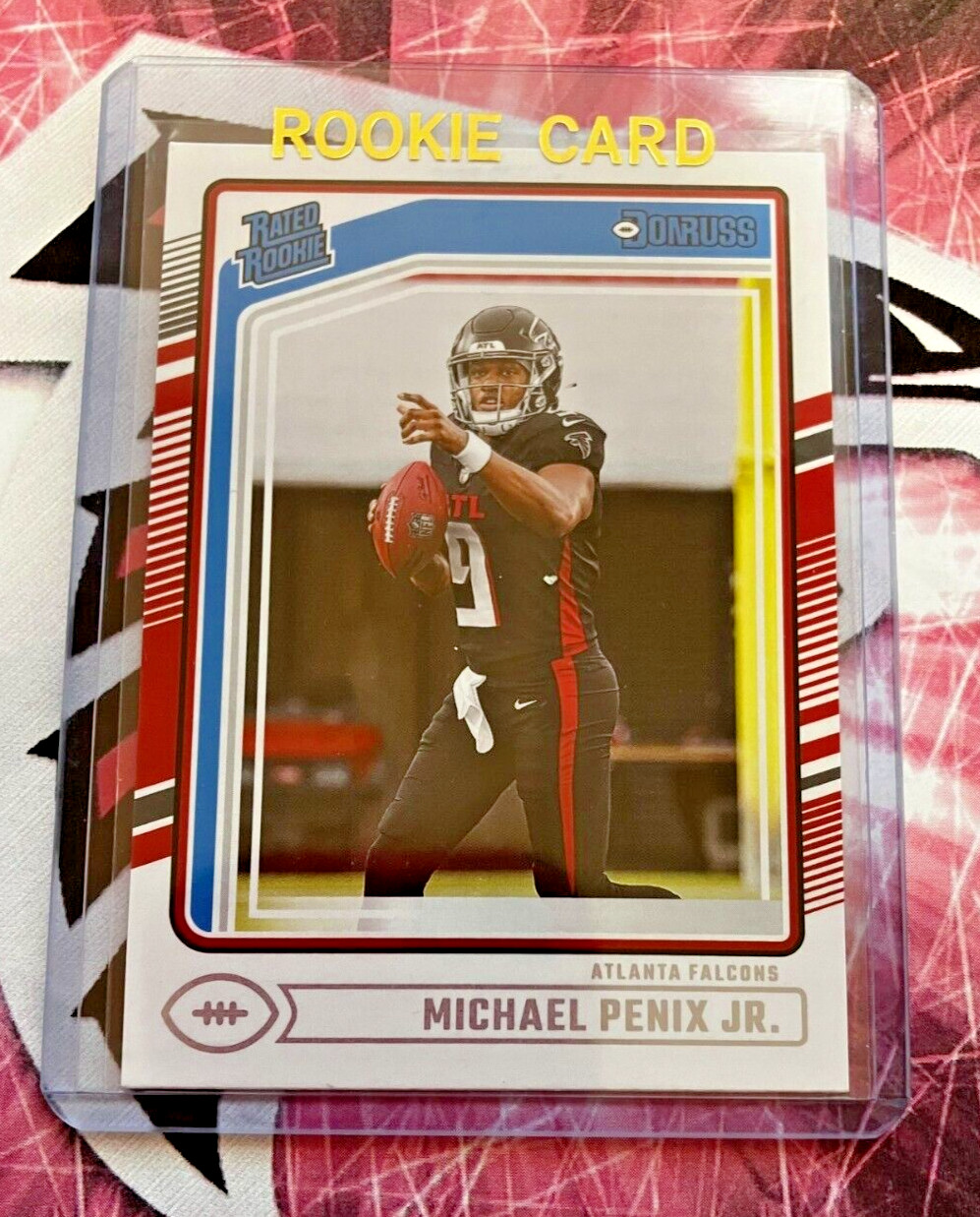 MICHAEL PENIX JR RC 2024 Panini Donruss Rated Rookie #308 🏈 Falcons QB QTY🔥