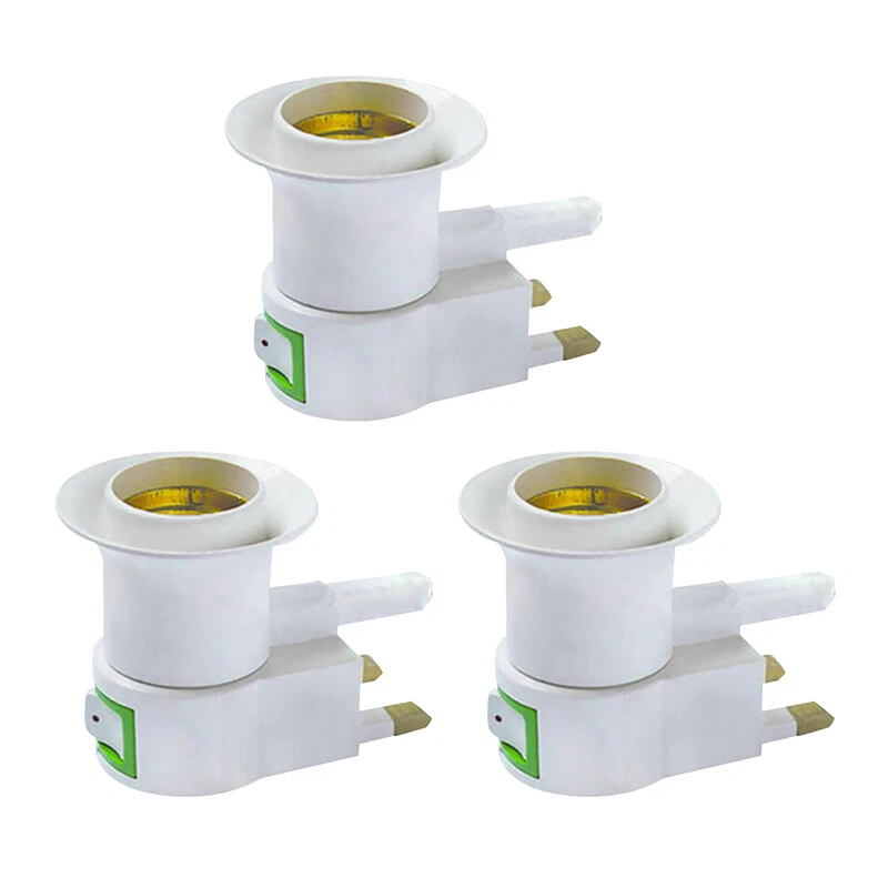 Bulb holder outlet with pin