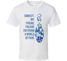 The Big Lebowski Entire Cast Bowling Pin Smokey, My Friend, You Are Entering A W