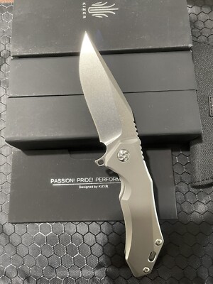Kizer Knives - Uprising - Titanium Scales w/ a S35VN Blade.