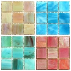20mm Square Stained Glass, Stained Glass Tiles
