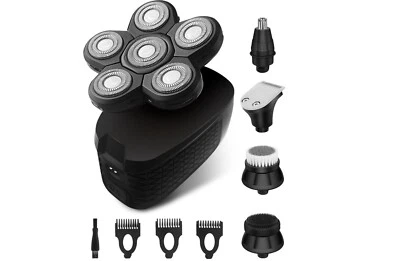 Shaver for Men, Neialla Bald Head, 6D Upgraded 5-in-1 Electric Head Shavers IPX6