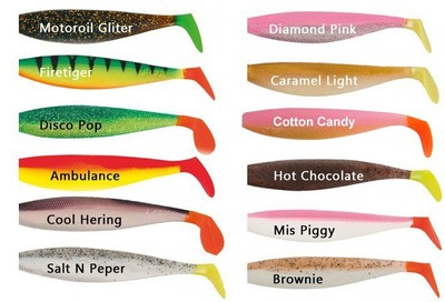 Fox Rage Pro Shad Firetails Gummifische -alle Farben u. Größen, Kunstköder