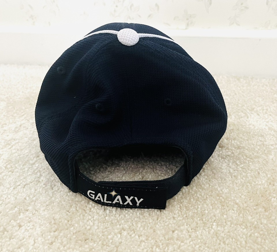 Rare Adidas La Galaxy MLS Baseball Cap Navy & White eBay