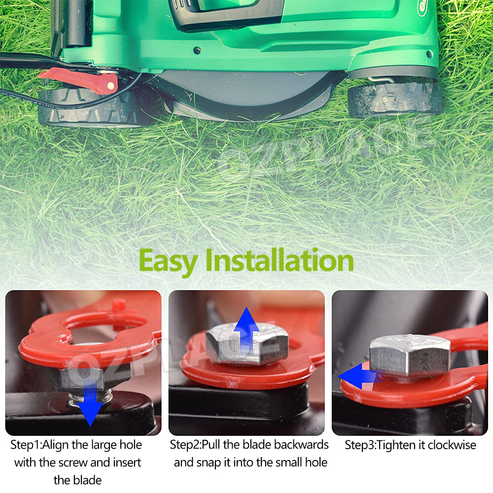 100 PCS Grass Trimmer Blades ozito Plastic for Crop Garden Weed Lawn BOSH KULLER eBay