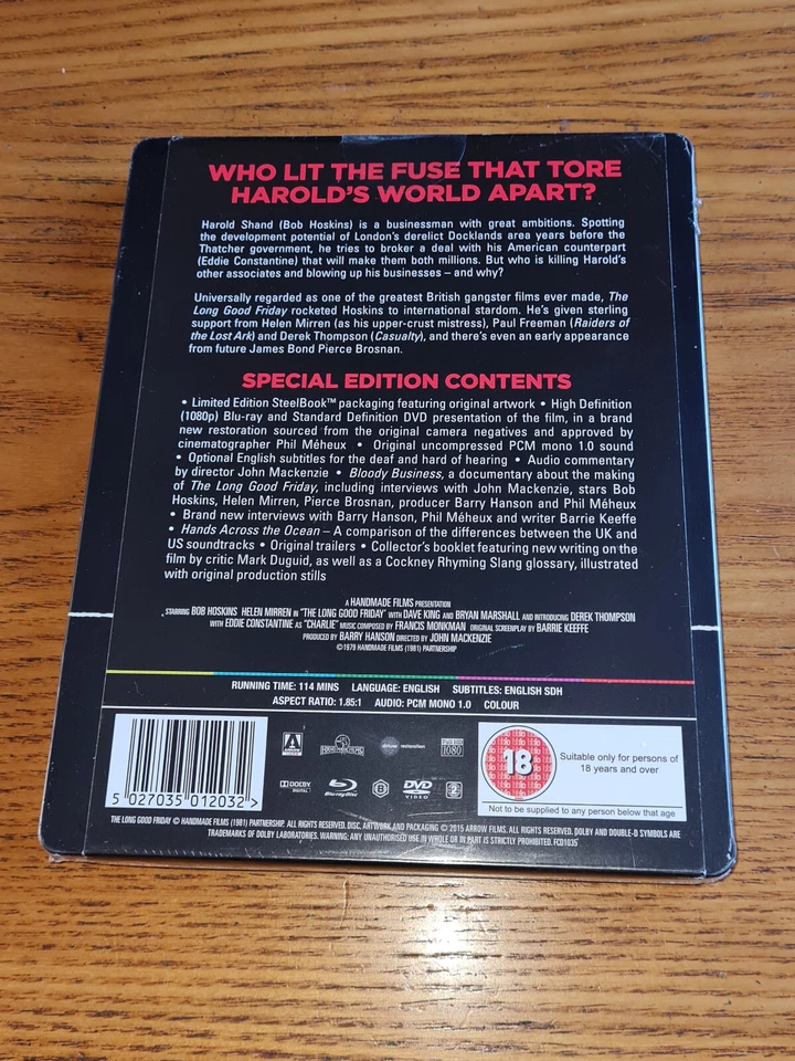 THE LONG GOOD FRIDAY new Blu-ray steelbook UK vrsn rare OOP Arrow Films region b - Image 2 of 4