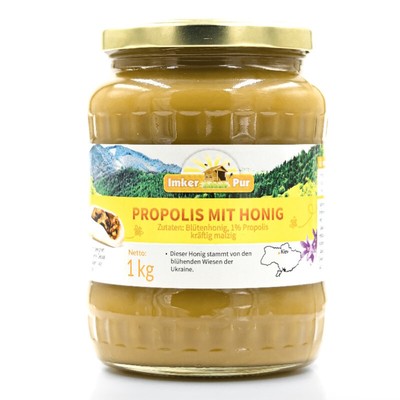 Propolis mit Honig von ImkerPur, 1 kg, kaltgeschleudert