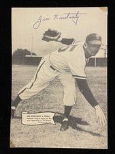 Jim Konstanty Signed Photo JSA COA Philadelphia Phillies MVP Rare