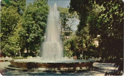 CPM AK Fuente en el Jardin de San Marcos MEXICO (1058997)