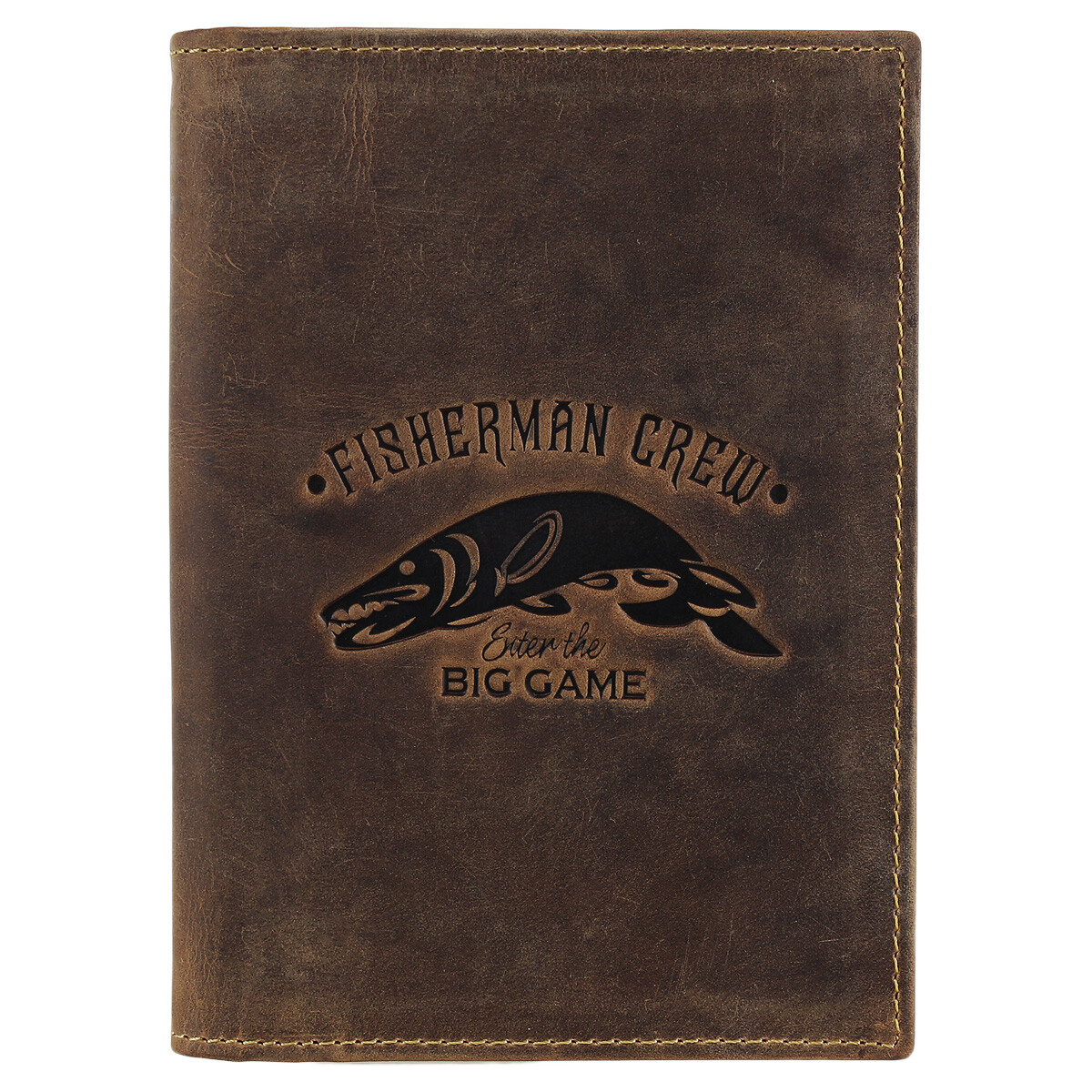 Винтажный рыбацкий экипаж Greenburry Ausweismappe Angelschein Etui 328B-FC-Щука 6390₽