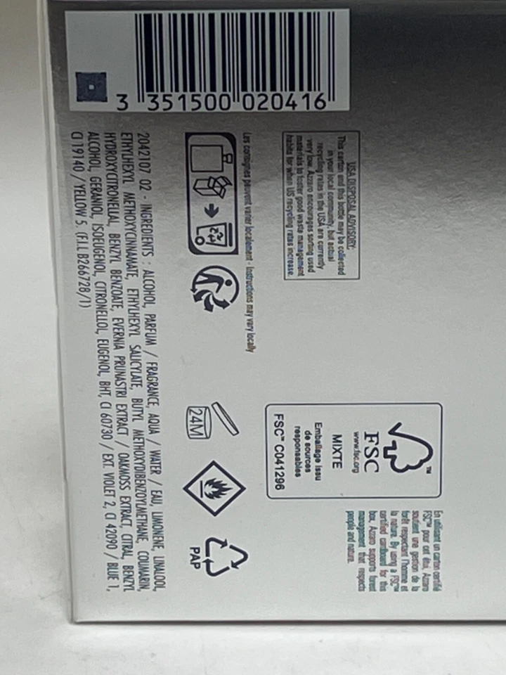 CROMO * Azzaro * Colonia para hombres * 6,7 / 6,8 oz * TOTALMENTE NUEVO EN CAJA SELLADA Foto 3 de 4