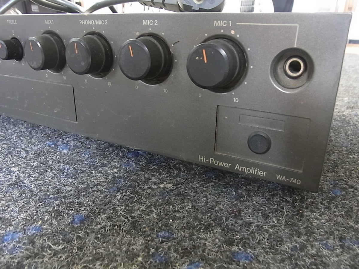 Vintage National PANASONIC Hi- Power Amplifier WA-740 Japan