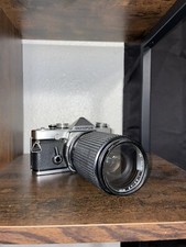 Olympus OM-1 MD MD fotocamera pellicola + ROKUNAR RMC TOKINA 55 mm PER RICAMBI