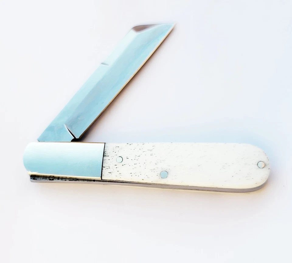 CUCHILLO BARLOW BEAR & SON CUTLERY USA BIGFOOT SASQUATCH HUESO NATURAL GRANDE Foto 3 de 3