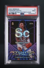 2024-25 Panini Obsidian - Atomic Initials Stephon Castle, Stephon Castle 38/75 
