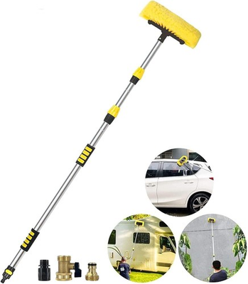 #ad 5 12 Foot 20 ft Reach Car Wash Brush with 12 Inch Soft Bristle On Off Switch ... $94.49