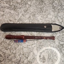 Vintage Sonata Wooden Flute Recorder Made In Germany With Case