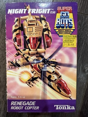 Tonka Bandai Vintage Super GOBOTS Machine Robo NIGHT FRIGHT 038