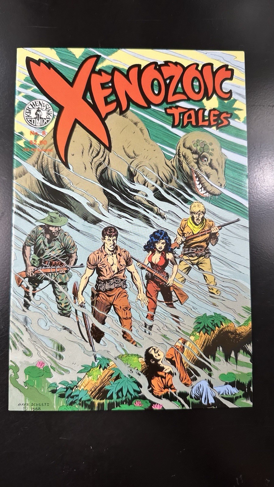Xenozoic Tales #8 1st Print Mark Shultz Kitchen Sink 1989 HIGH GRADE