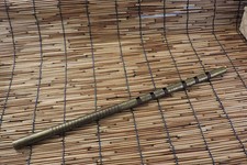 Antique Brass Kaval Turkish Balkan Fipple Shepherd's Flute Engraved 21.5" and...