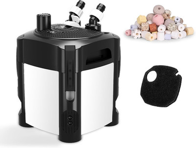 317GPH Canister Filter, Ultra-Quiet External Aquarium Canister Filters, 3 Stage