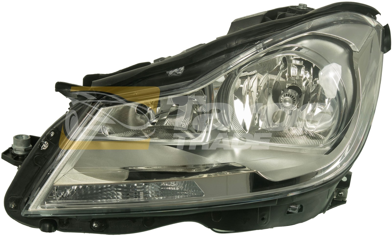 Phare avant gauche pour Mercedes Classe C W204 de 2011 à 2014 optique halogène d'origine
