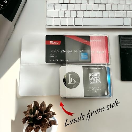  Set of 2 - Replacement Plastic Insert for Hipster Wallets, Card or Picture 