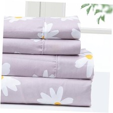 Bedding Twin Extra Bed Sheet Set- 3 Pieces Bedding- 100 Twin XL Daisy