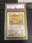 1999 POKEMON FOSSIL 1ST EDITION  #4 DRAGONITE-HOLO PSA 7