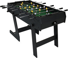 48-Inch Foldable Foosball Table - Indoor Game Table for Kids with Hollow Metal R