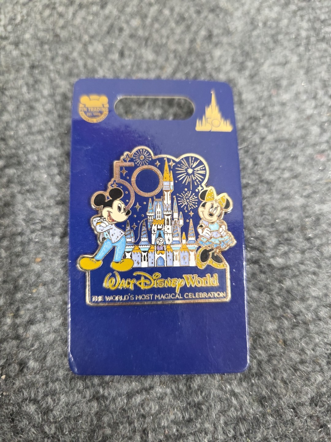 Walt Disney World The World's Most Magical Celebration 50th Anniversary Pin