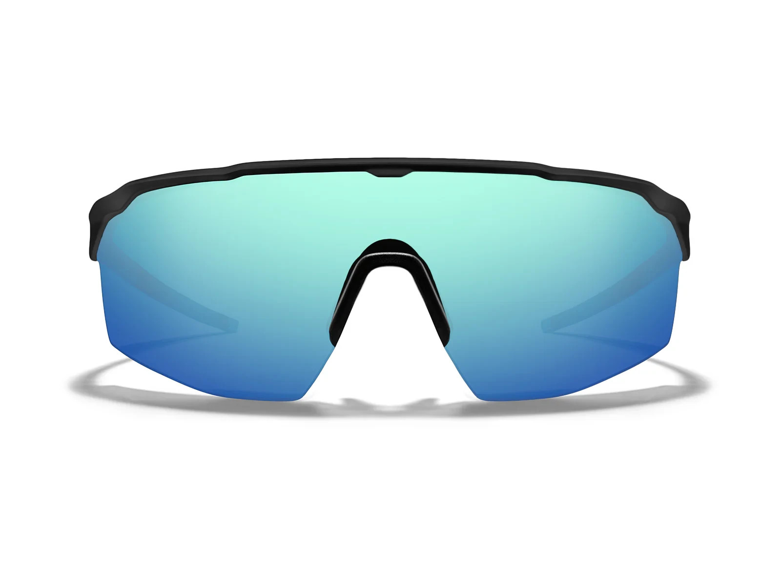 ⭐*NIB* Roka SR-1X Sunglasses Matte Black Frame - Teal Mirror Lens MSRP$210 ⭐