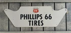 Vintage Phillips 66 Tires Metal Tire Rack Display Sign Gas Oil Advertising